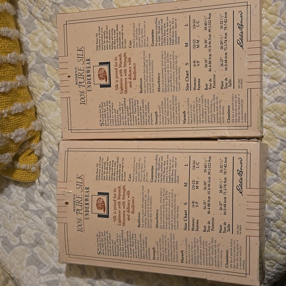 Eddie Bauer Natural Silk Long Sleeve Scoop and Pant set - Picture 4 of 7